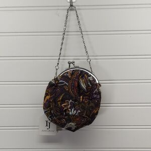 Isabella Journey Purple Paisley Clutch